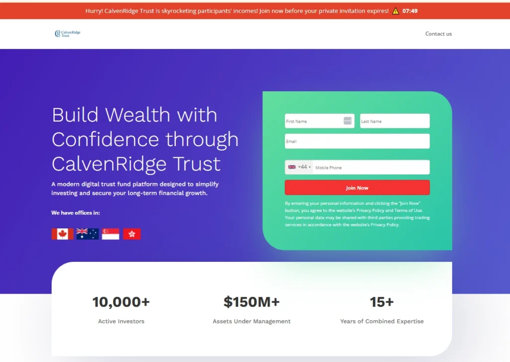 CalvenRidge Trust Review